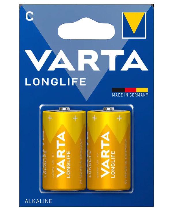 

Батарейки VARTA Long Life C блистер 2 04114101412