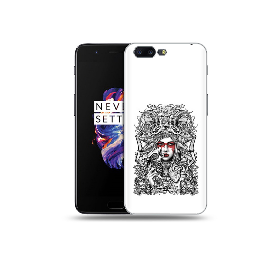 

Чехол MyPads Tocco для OnePlus 5 грусная девушка, Прозрачный, Tocco