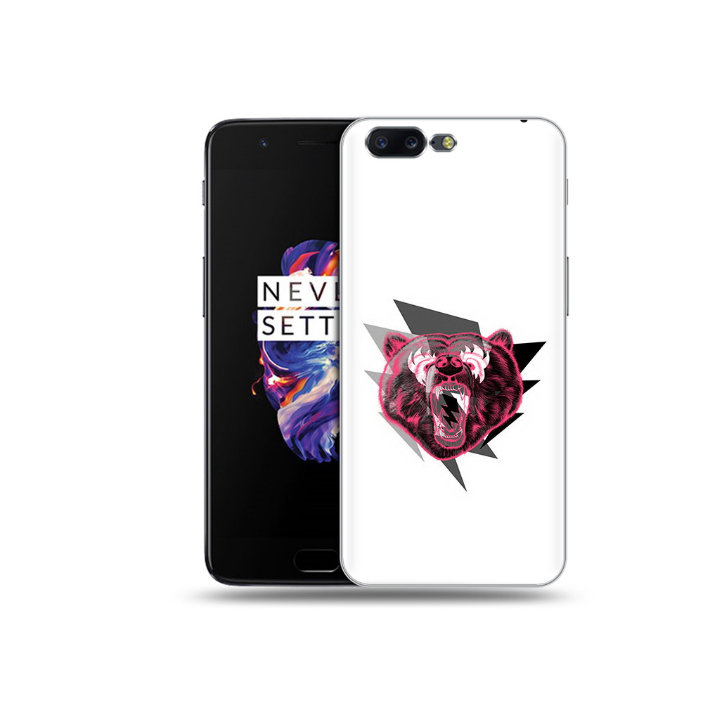 

Чехол MyPads Tocco для OnePlus 5 грозовой медведь, Прозрачный, Tocco