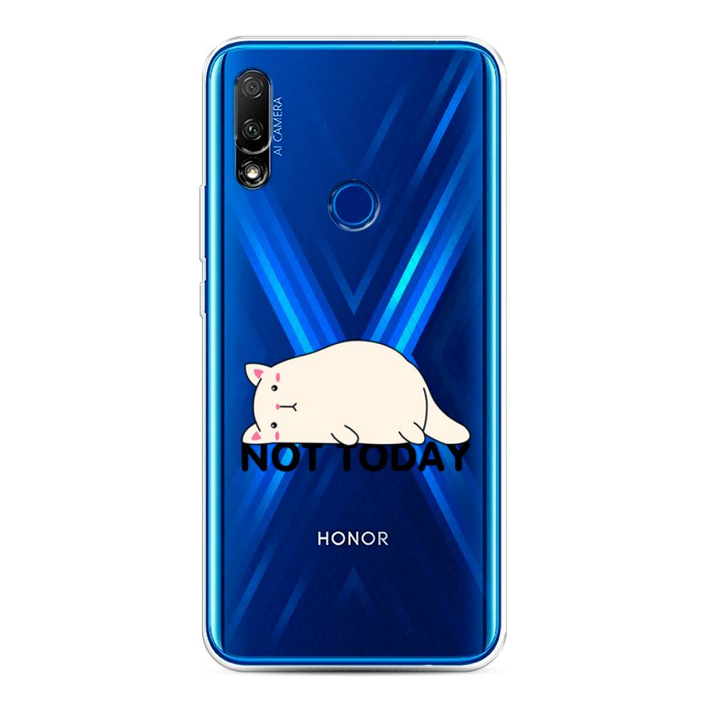 

Чехол на Honor 9X/Huawei P Smart Z "Cat not today", Белый;розовый;черный, 69950-1