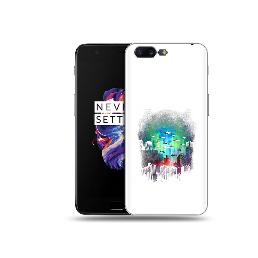 

Чехол MyPads Tocco для OnePlus 5 город в свечении, Прозрачный, Tocco