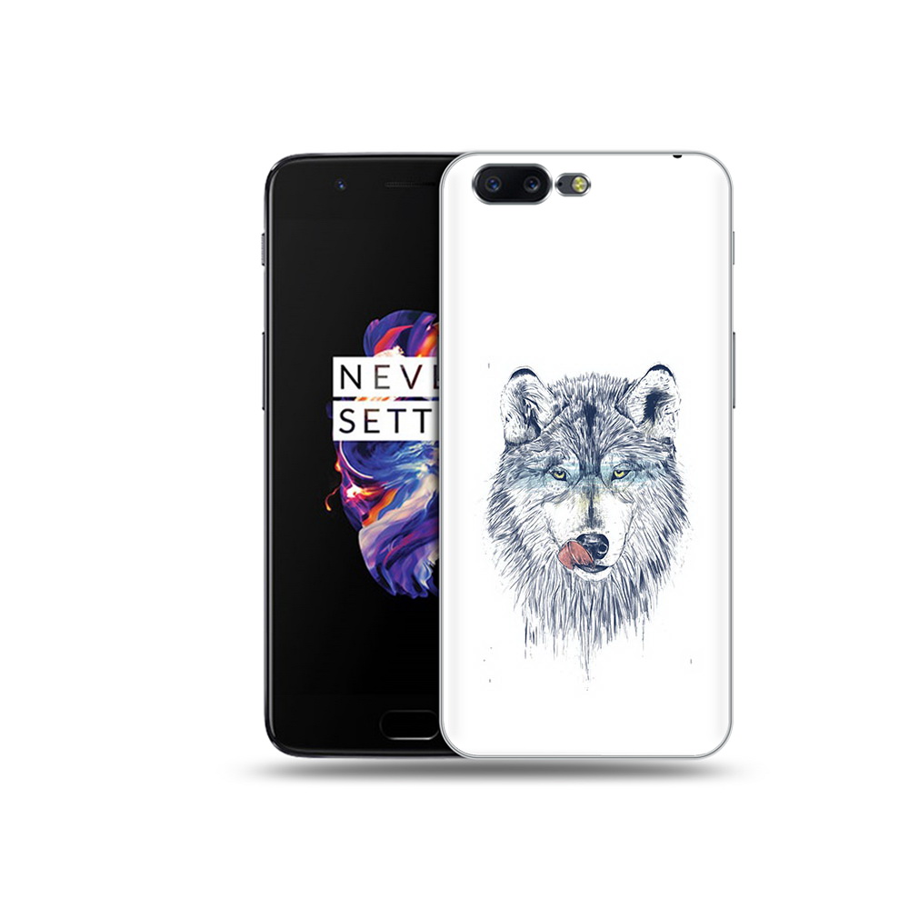 

Чехол MyPads Tocco для OnePlus 5 голодгый волк, Прозрачный, Tocco