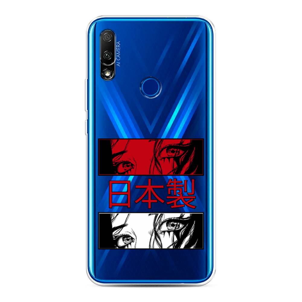 

Чехол на Honor 9X/Huawei P Smart Z "Аниме глаза манга", Красный;белый;черный, 69950-4