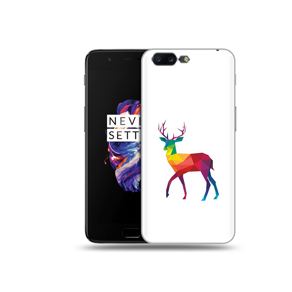 

Чехол MyPads Tocco для OnePlus 5 геометрический олень, Прозрачный, Tocco