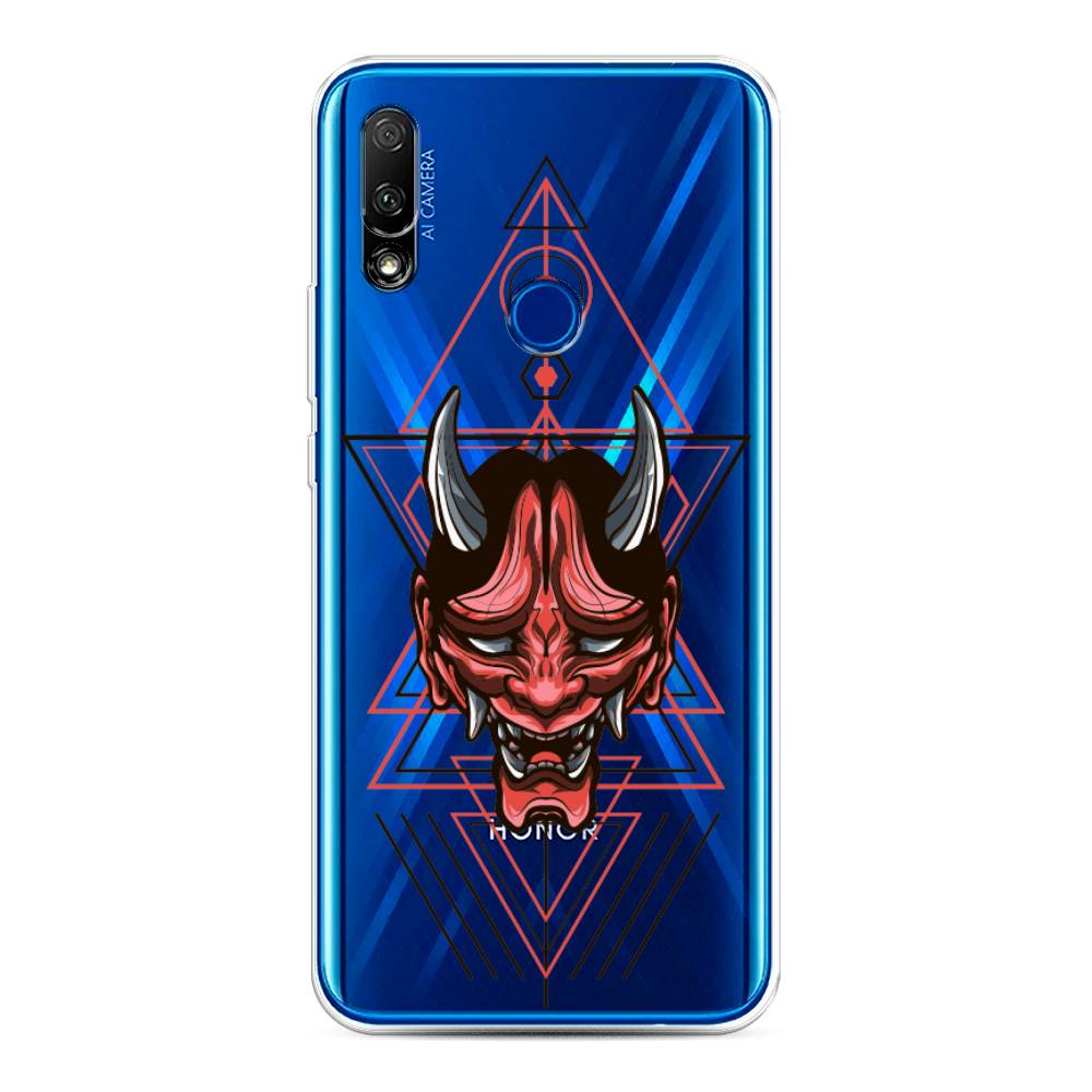 

Чехол для Honor 9X/Huawei P Smart Z "Hanya Oni mask", Серый;красный;черный, 69950-4