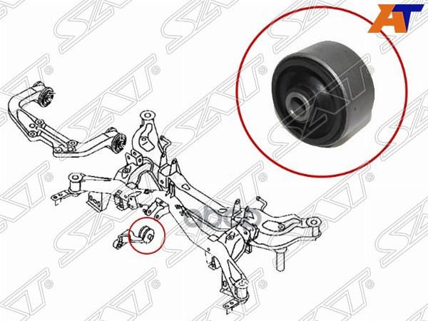 

Сайлентблок Заднего Дифференциала Mazda 6/Atenza 02-08 Sat арт. ST-GP9A-28-68XA-B