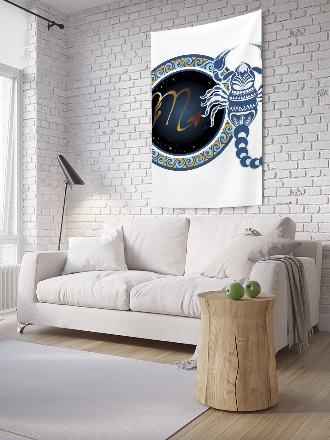 

Вертикальное фотопанно на стену JoyArty Орнаментальный Скорпион 150x200 см, Орнаментальный Скорпион