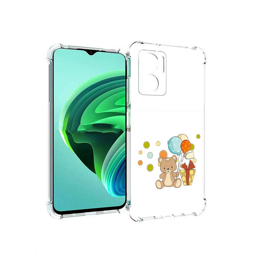 

Чехол MyPads медвеженок с подарком для Xiaomi Redmi Note 11E 5G/Redmi 11 Prime 5G, Прозрачный, Tocco