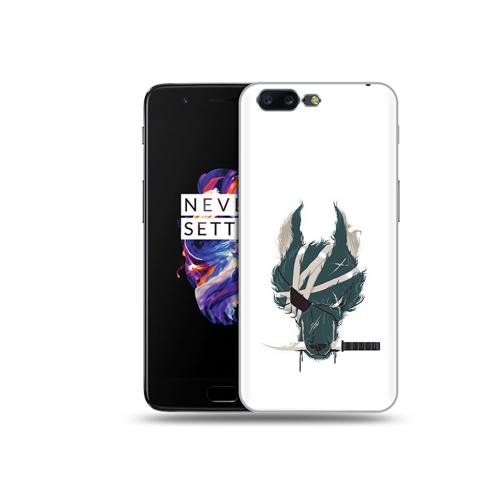 

Чехол MyPads Tocco для OnePlus 5 волк-разбойник, Прозрачный, Tocco