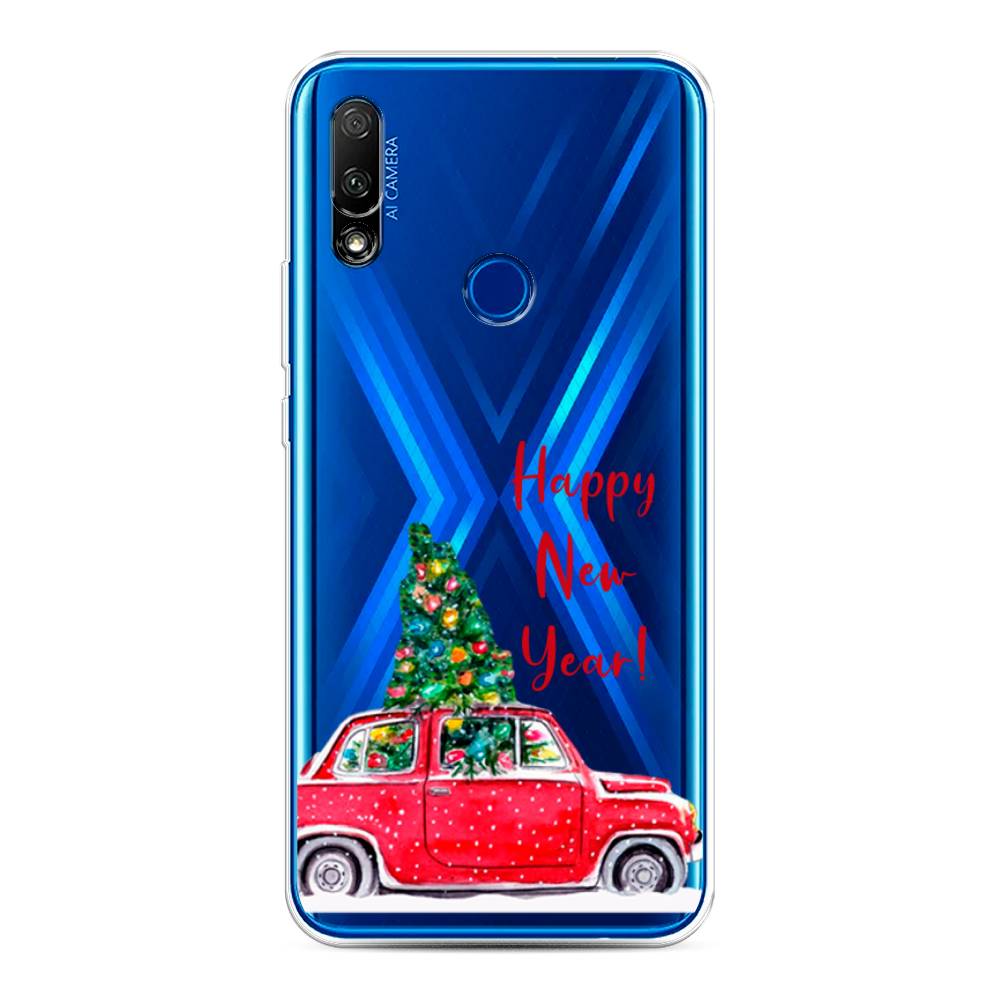 

Чехол для Honor 9X/Huawei P Smart Z "Happy New Year", Красный;зеленый, 69950-5