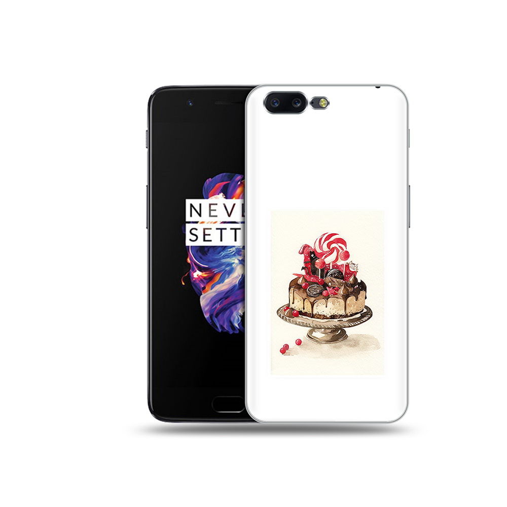 

Чехол MyPads Tocco для OnePlus 5 вкусный торт, Прозрачный, Tocco