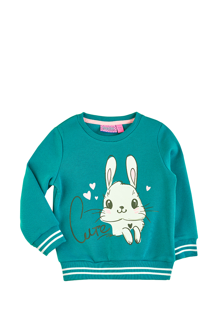 

Свитшот детский Max&jessi AW21C26103514 зеленый р.110, Бирюзовый, AW21C26103514