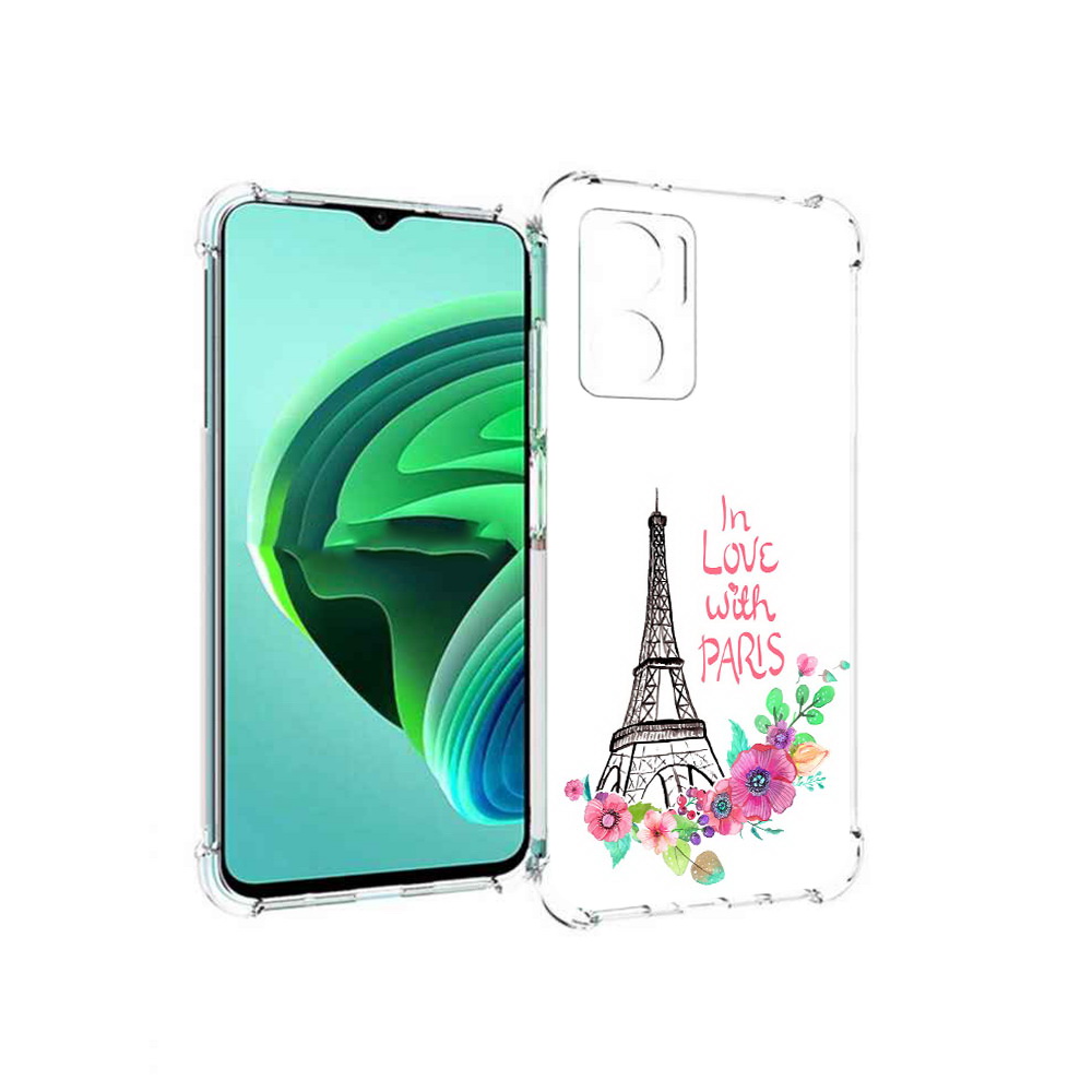 

Чехол MyPads любимый париж для Xiaomi Redmi Note 11E 5G/Redmi 11 Prime 5G/Redmi 10 5G, Прозрачный, Tocco