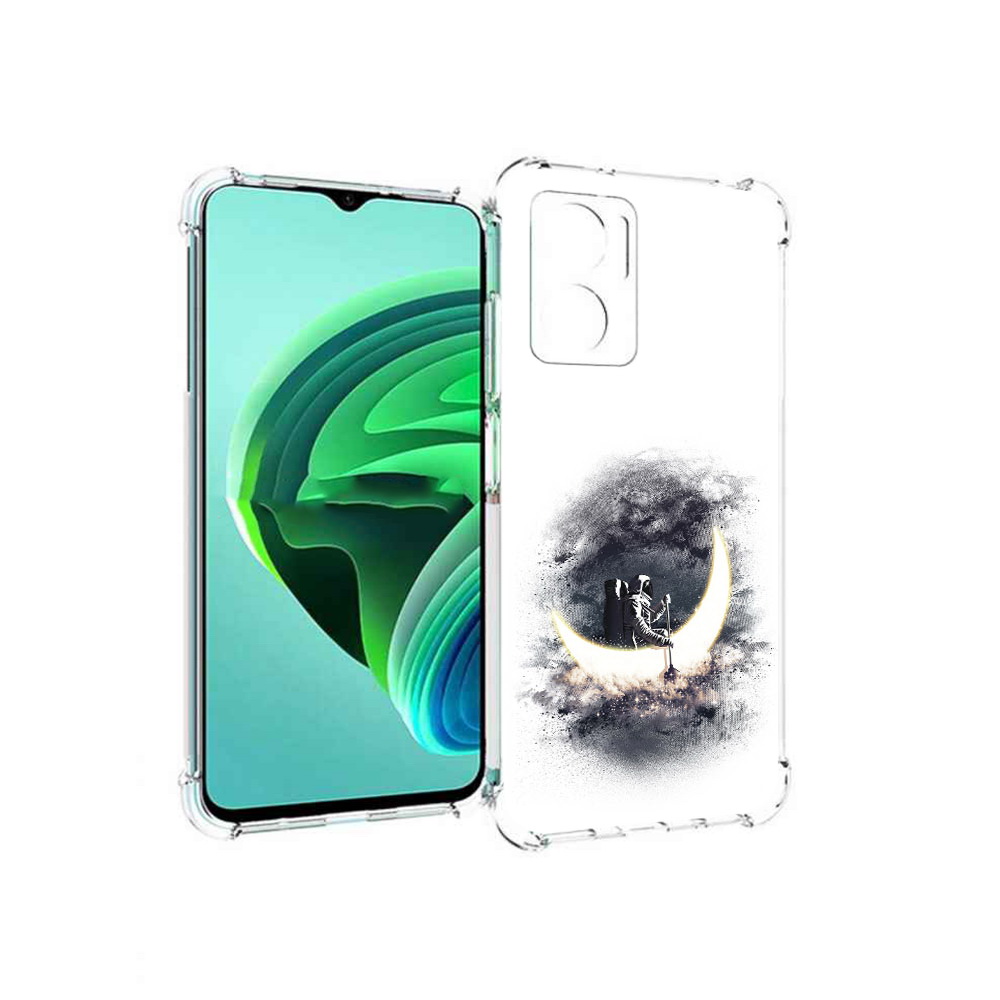 

Чехол MyPads лунный путешественник для Xiaomi Redmi Note 11E 5G/Redmi 11 Prime 5G, Прозрачный, Tocco