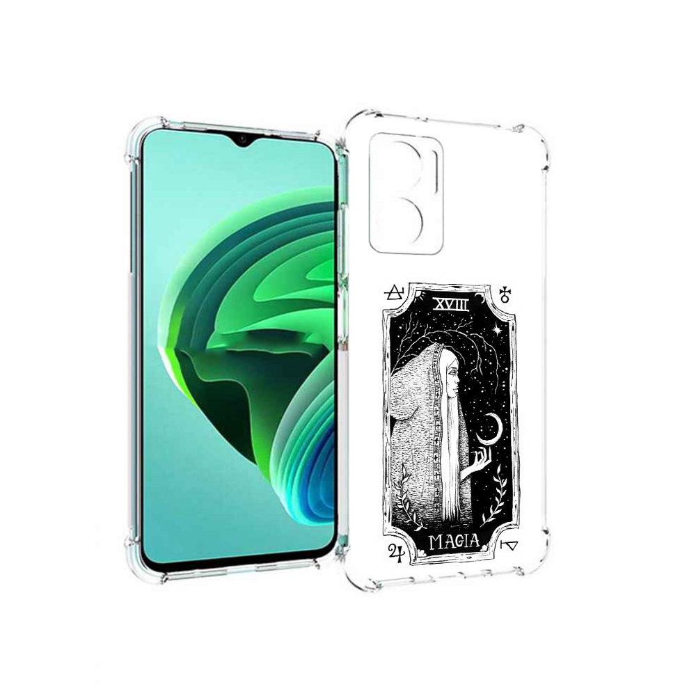 Чехол MyPads лунная магия для Xiaomi Redmi Note 11E 5G/Redmi 11 Prime 5G/Redmi 10 5G