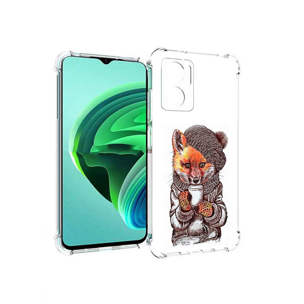 

Чехол MyPads лиса в шапке для Xiaomi Redmi Note 11E 5G/Redmi 11 Prime 5G/Redmi 10 5G, Tocco