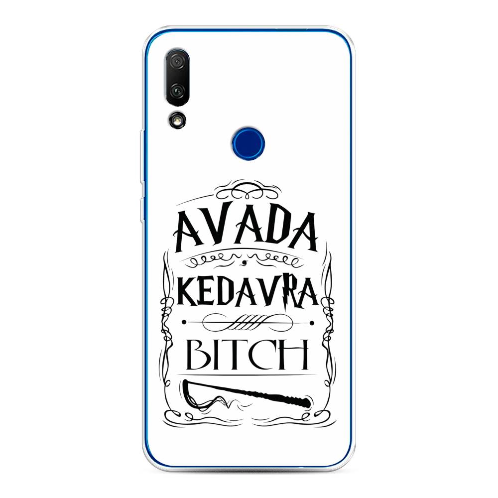 

Чехол для Honor 9X/Huawei P Smart Z "Avada kedavra bitch", Белый;серый;черный, 69950-6