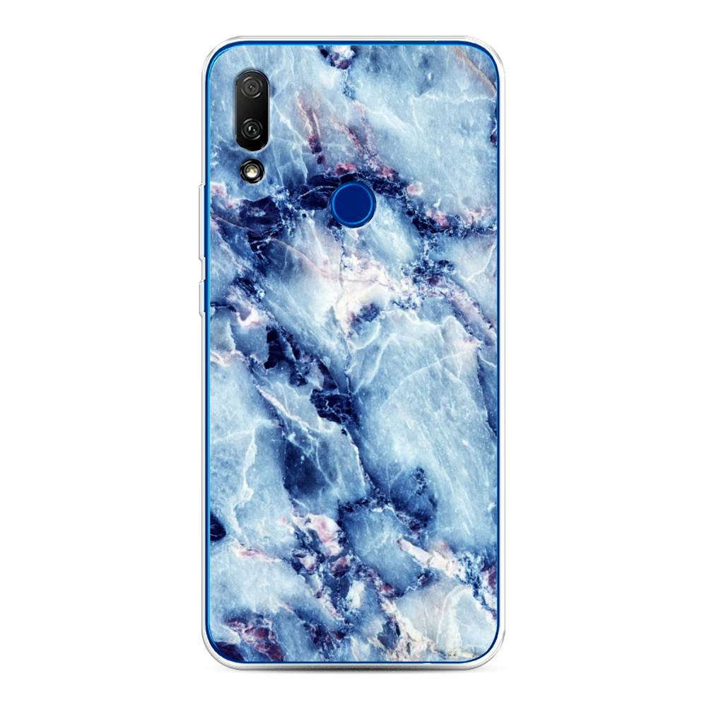 

Чехол для Honor 9X/Huawei P Smart Z "Мрамор с синими прожилками", Синий, 69950-3