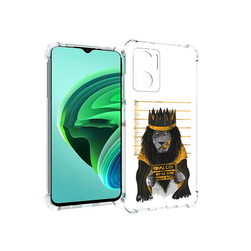 

Чехол MyPads лев в законе для Xiaomi Redmi Note 11E 5G/Redmi 11 Prime 5G/Redmi 10 5G, Прозрачный, Tocco