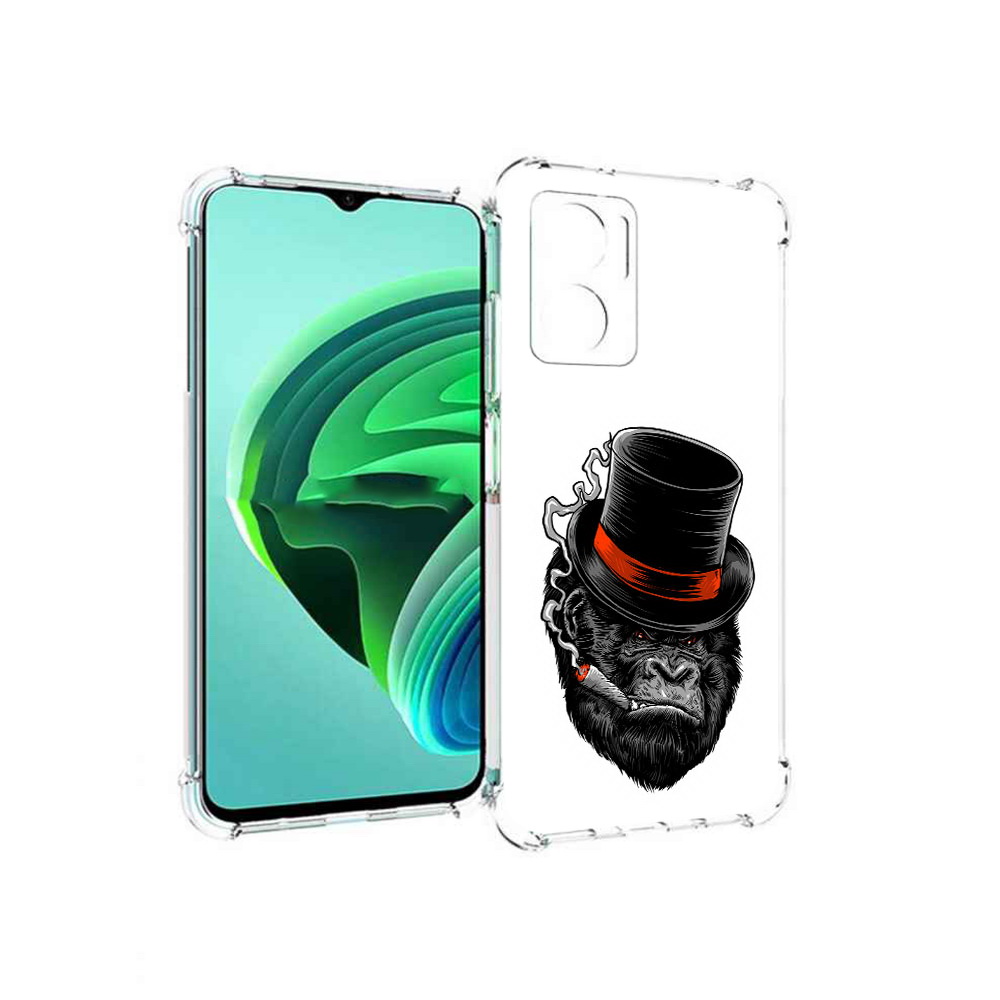 

Чехол MyPads дизайнерская горилла для Xiaomi Redmi Note 11E 5G/Redmi 11 Prime 5G, Прозрачный, Tocco