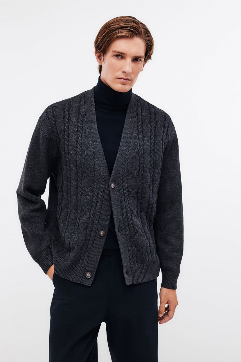 

Кардиган мужской Baon B6424510 серый L, B6424510