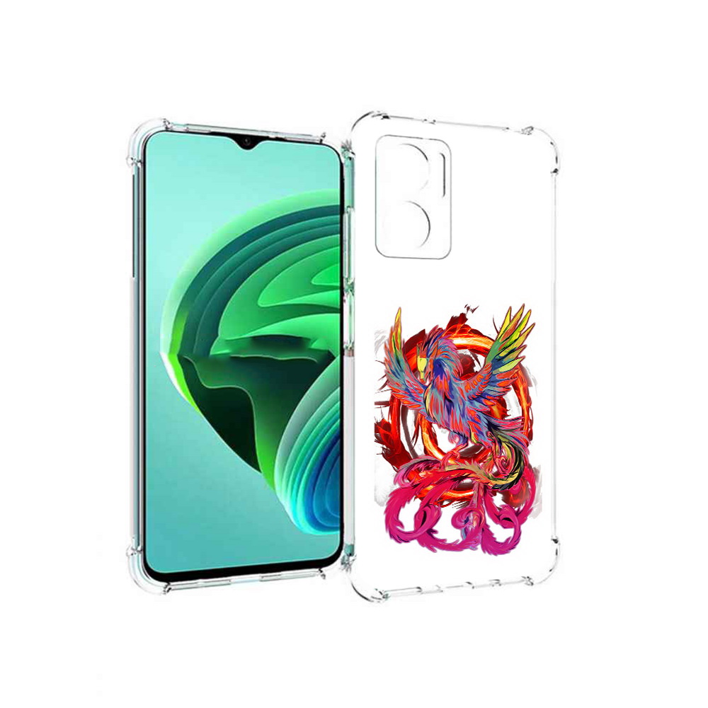 

Чехол MyPads красочный феникс для Xiaomi Redmi Note 11E 5G/Redmi 11 Prime 5G, Прозрачный, Tocco