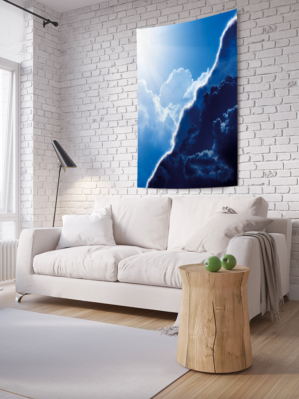 

Вертикальное фотопанно на стену JoyArty Небесное время 100x150 см, Небесное время