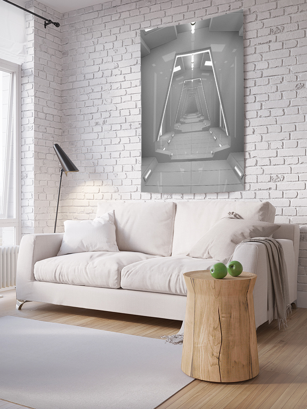 

Вертикальное фотопанно на стену JoyArty Коридор технологий 100x150 см, Коридор технологий
