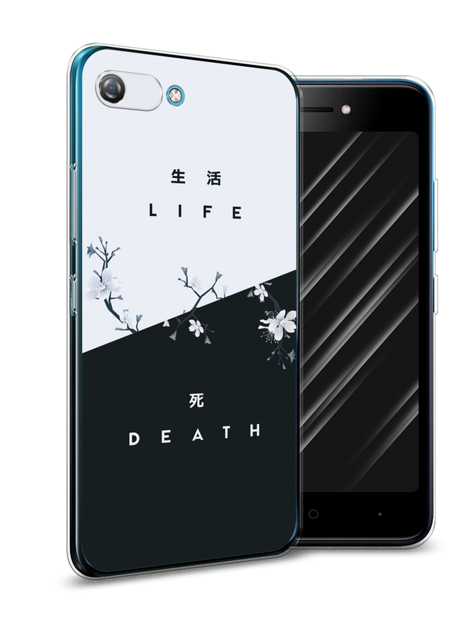 

Чехол Awog на Itel A25/A35 "Life and death", Разноцветный, 3200250-7