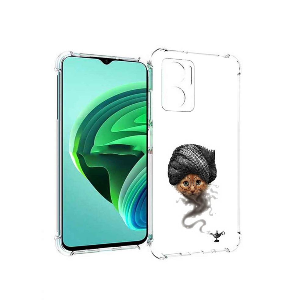 Чехол MyPads кот джин для Xiaomi Redmi Note 11E 5G/Redmi 11 Prime 5G/Redmi 10 5G
