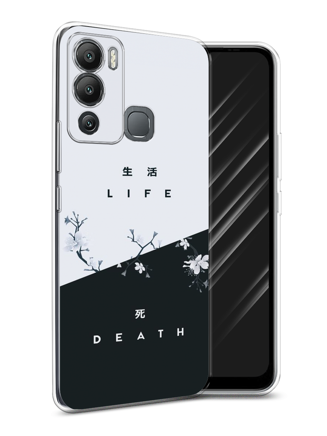 

Чехол Awog на Infinix Hot 12i "Life and death", Разноцветный, 3101250-7