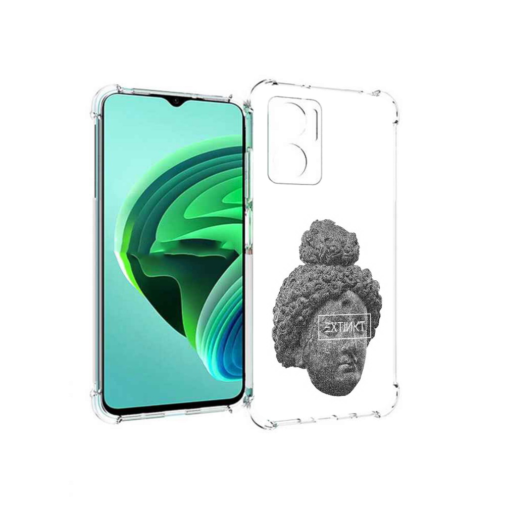 

Чехол MyPads каменное лицо девушки для Xiaomi Redmi Note 11E 5G/Redmi 11 Prime 5G, Прозрачный, Tocco