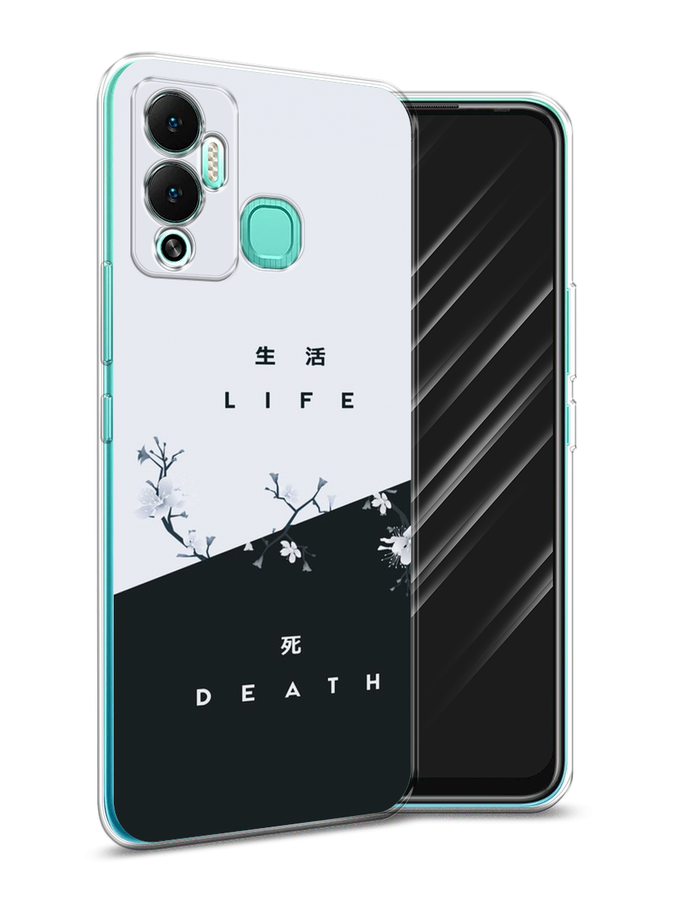 

Чехол Awog на Infinix Hot 12 Play "Life and death", Разноцветный, 3101750-7