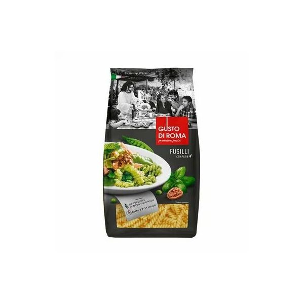 

Макаронные изделия Gusto di Roma Fusilli Спирали из твердых сортов 450 г