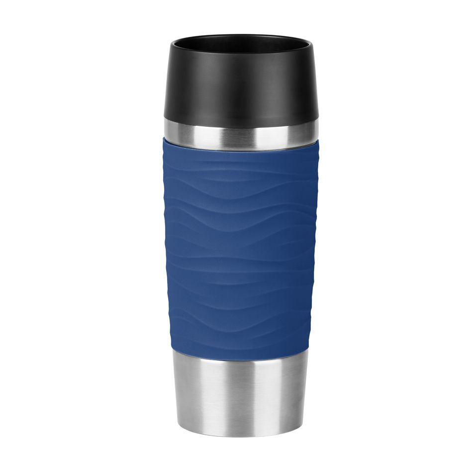 Термокружка EMSA TRAVEL MUG WAVES N2010900, синяя, 0,36 л