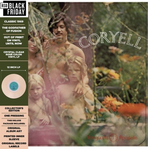 LARRY CORYELL CORYELL - BLACK FRIDAY 2022 RELEASE - CRYSTAL CLEAR ROSE VINYL