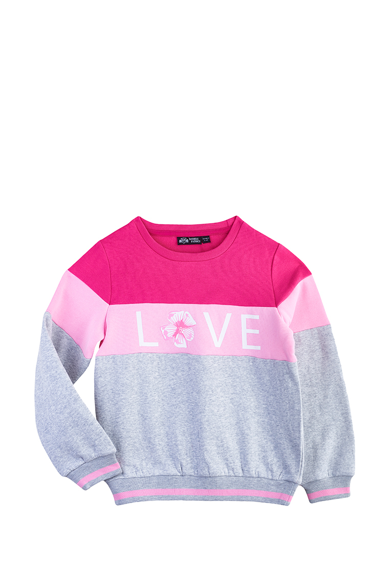 

Свитшот детский Daniele patrici AW21C51103823 розовый/серый р.128, Серый;розовый, AW21C51103823