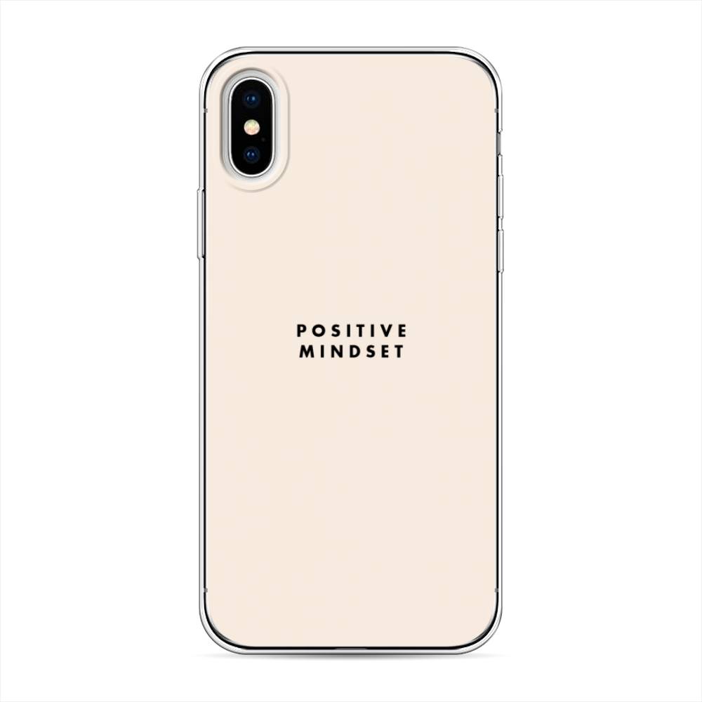 

Чехол Awog на Apple iPhone X (10) / Айфон X (10) "Позитивное мышление", 11050-7