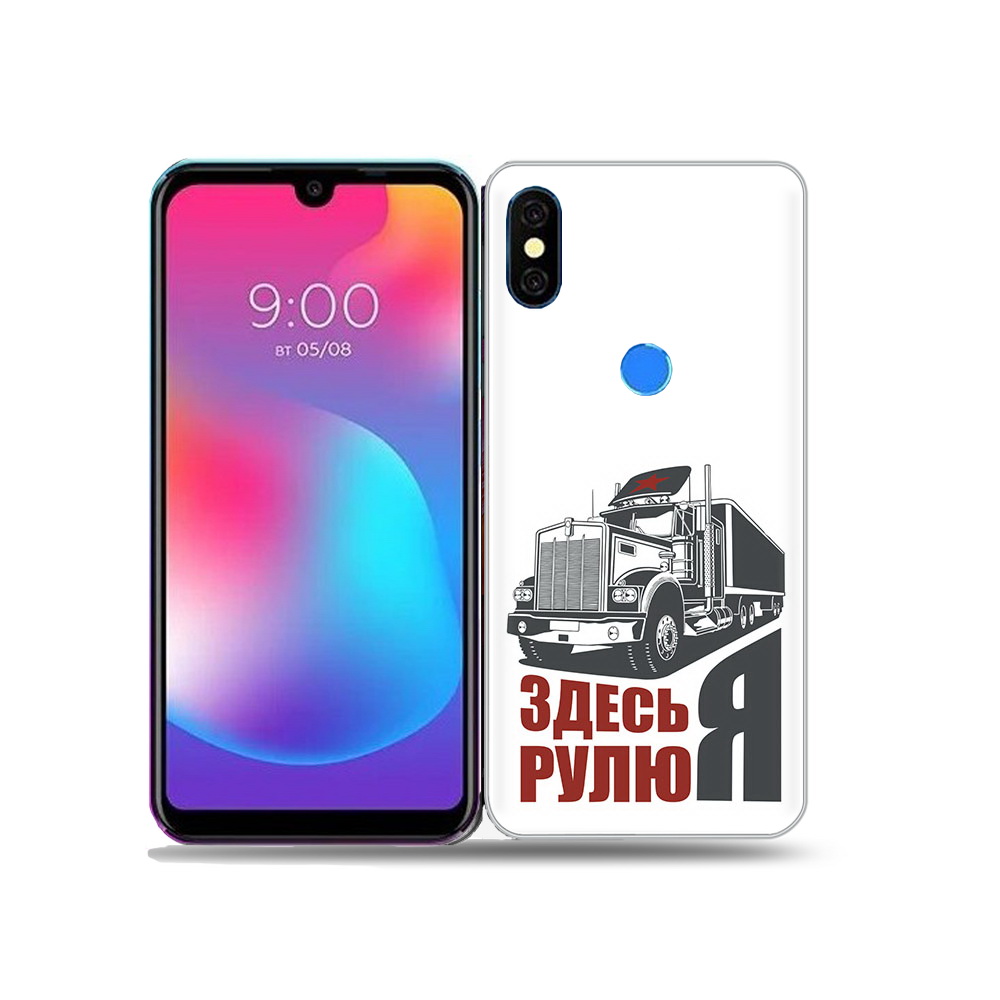 

Чехол MyPads Tocco для BQ 5730L здесь я рулю, Прозрачный, Tocco