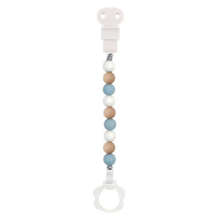 Держатель для соски pacifinder lapidou white/beige/blue