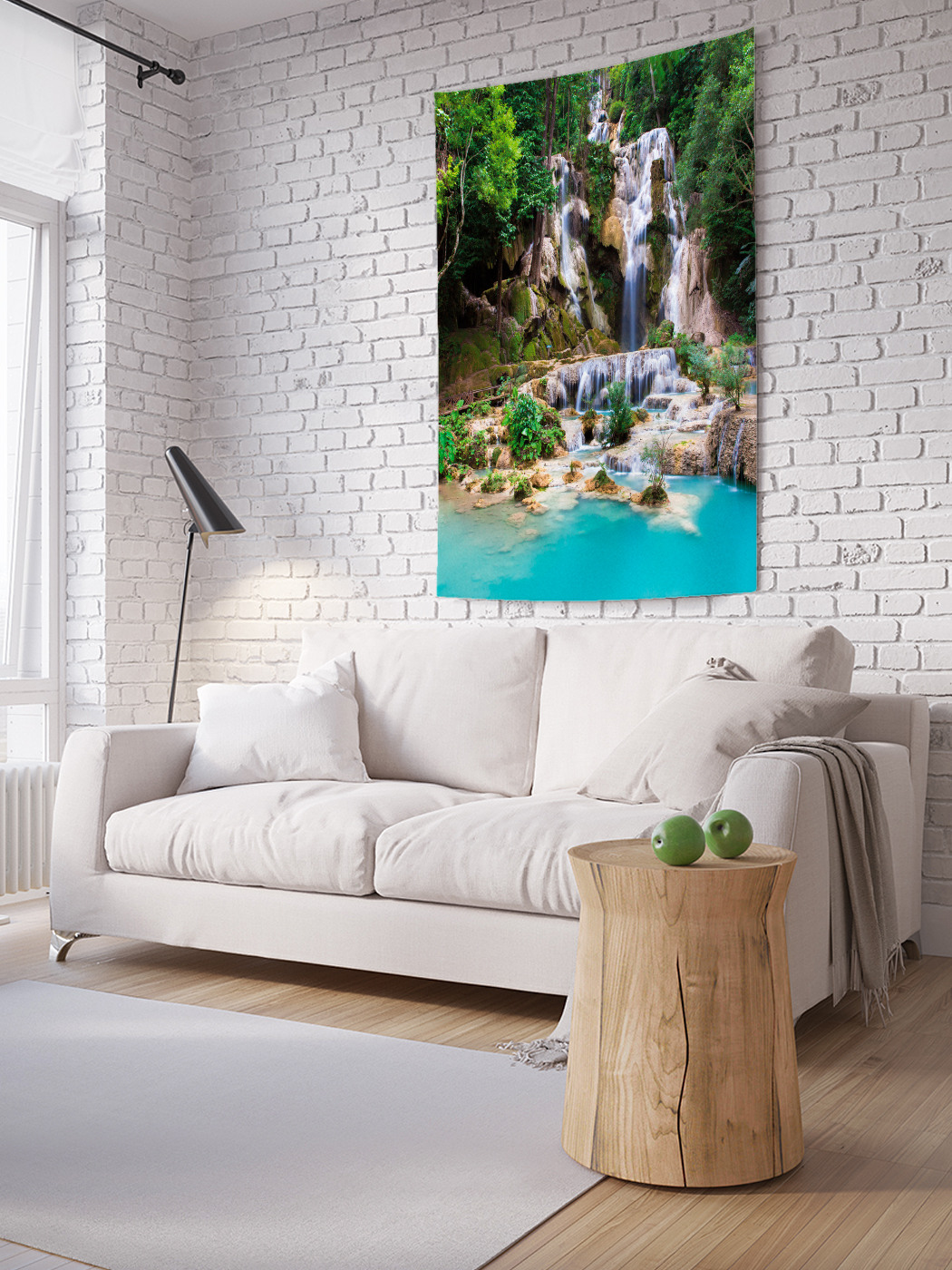 

Вертикальное фотопанно на стену JoyArty Водопадный шум 100x150 см, Водопадный шум