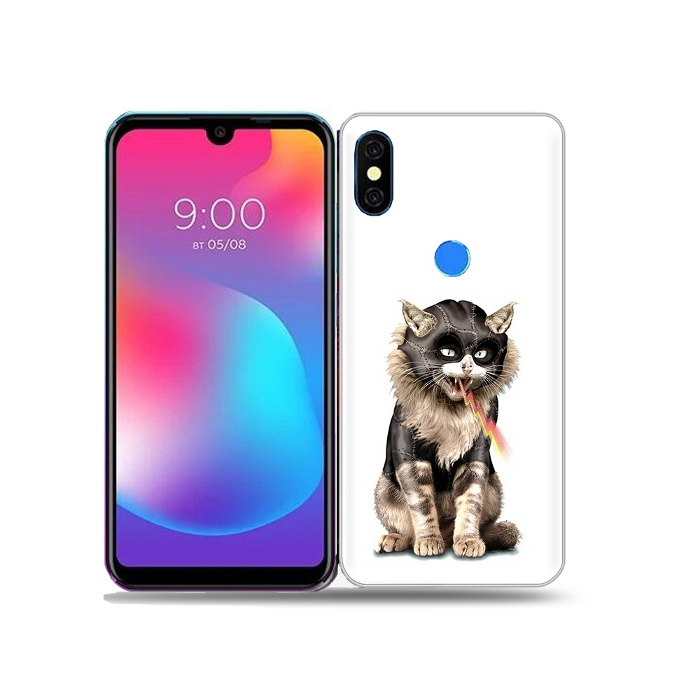 

Чехол MyPads Tocco для BQ 5730L дьяволский кот, Прозрачный, Tocco