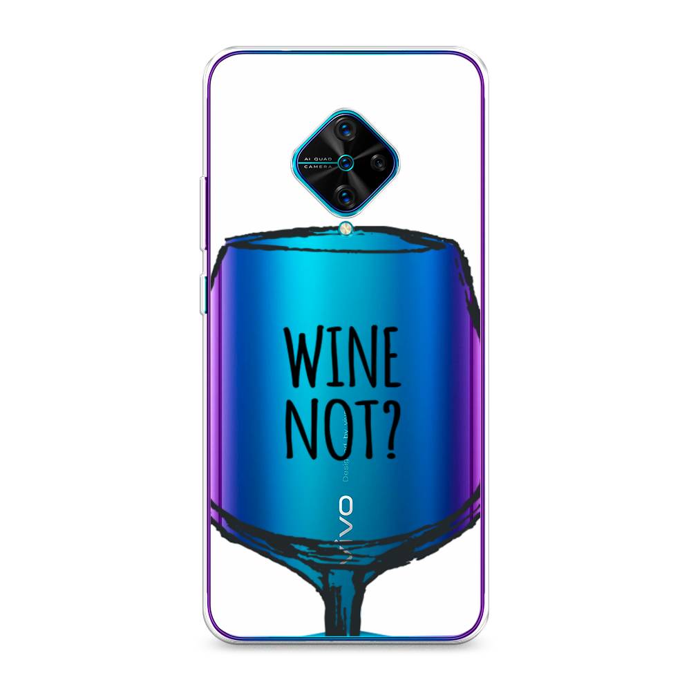 

Чехол на Vivo Y9s "Wine not white", Белый, 262450-6