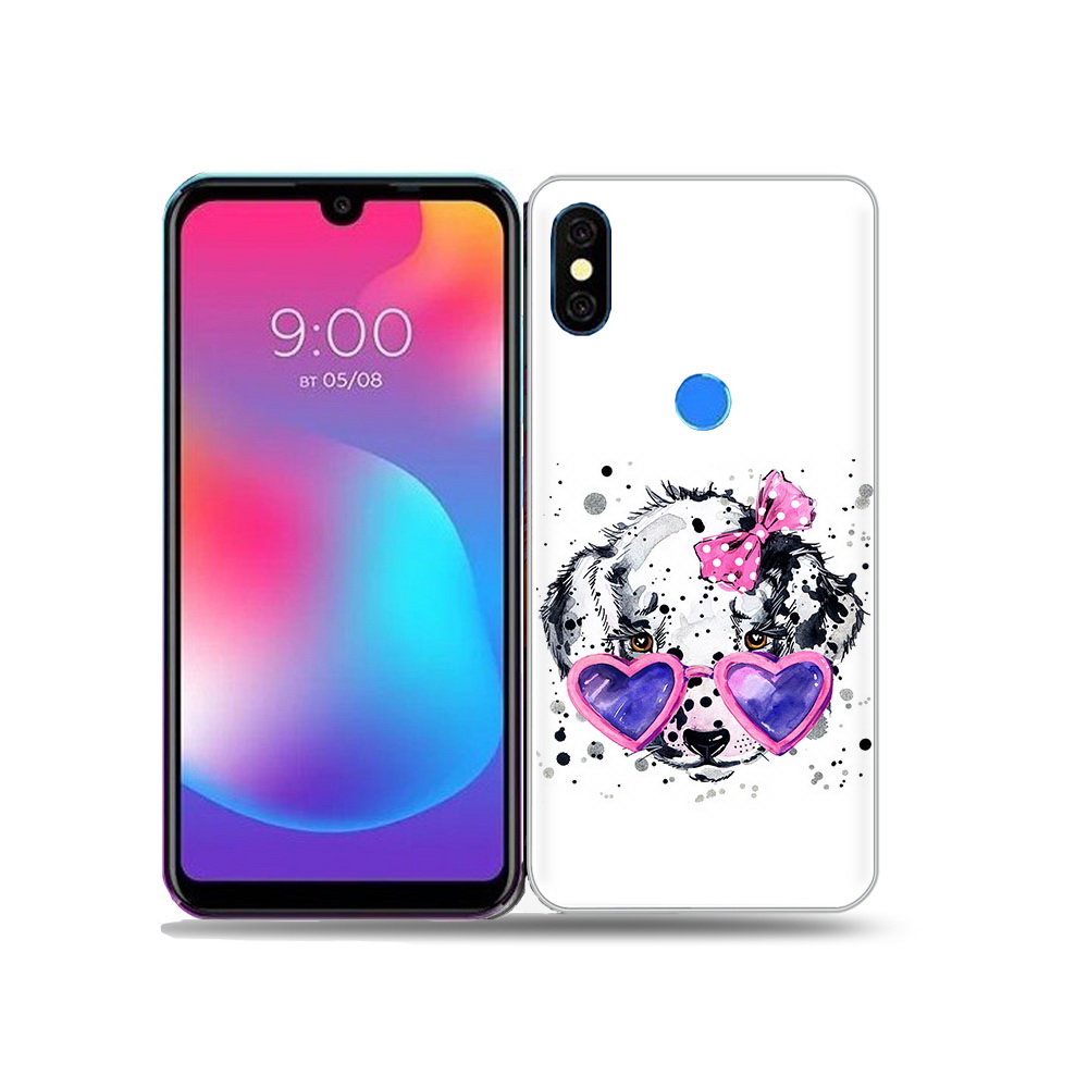 

Чехол MyPads Tocco для BQ 5730L долматинец в очках, Прозрачный, Tocco