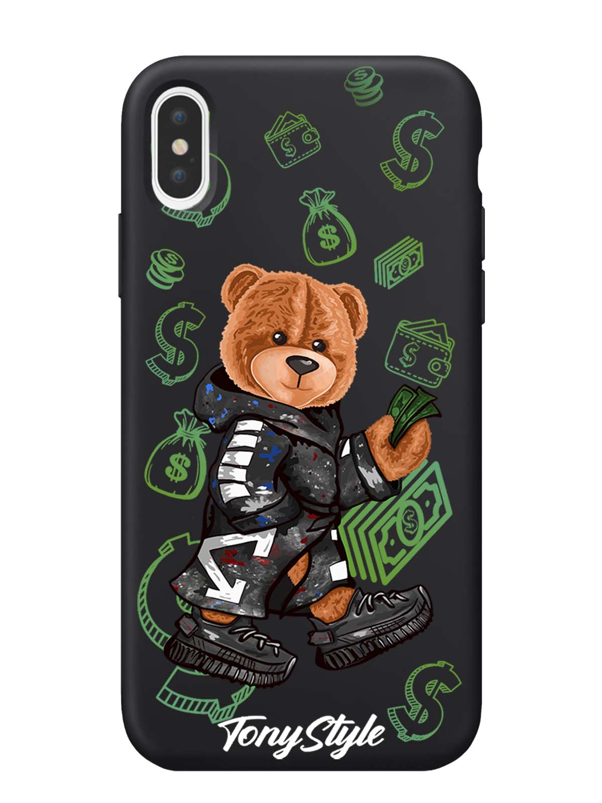 

Чехол Tony Style iPhone Xs Max Tony Style Деньги, Коричневый;черный;зеленый, iPhone Xs Max Tony Style Деньги