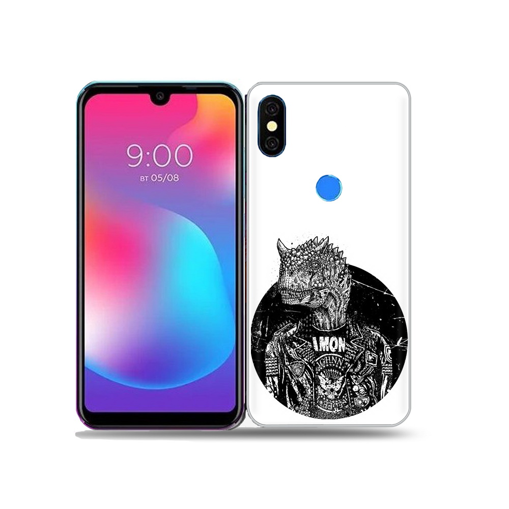 

Чехол MyPads Tocco для BQ 5730L динозавр в куртке, Прозрачный, Tocco