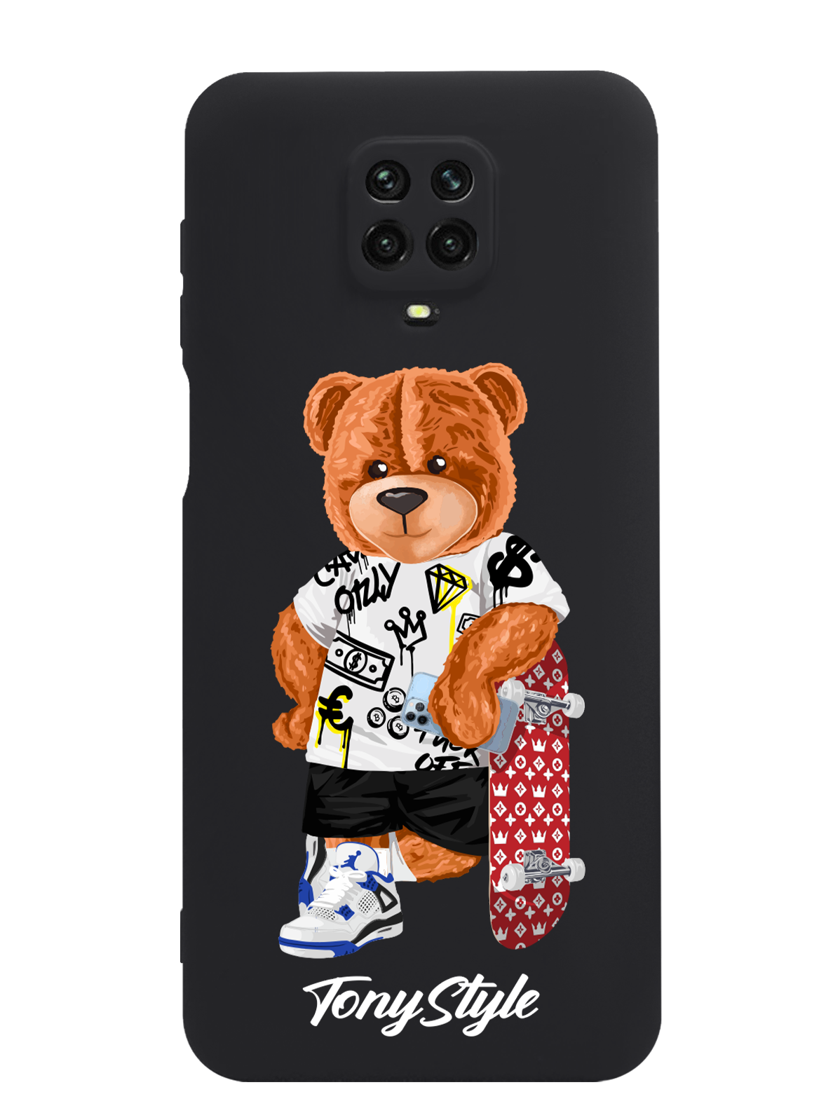 

Чехол Tony Style Xiaomi Redmi Note 9 Pro Tony Style со скейтом, Коричневый;черный;красный, Xiaomi Redmi Note 9 Pro Tony Style со скейтом