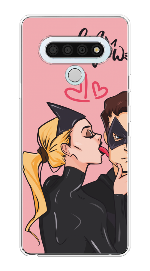 

Чехол Awog на LG Stylo 6 "Kiss of Cat Woman", Розовый;черный;бежевый, 84550-1