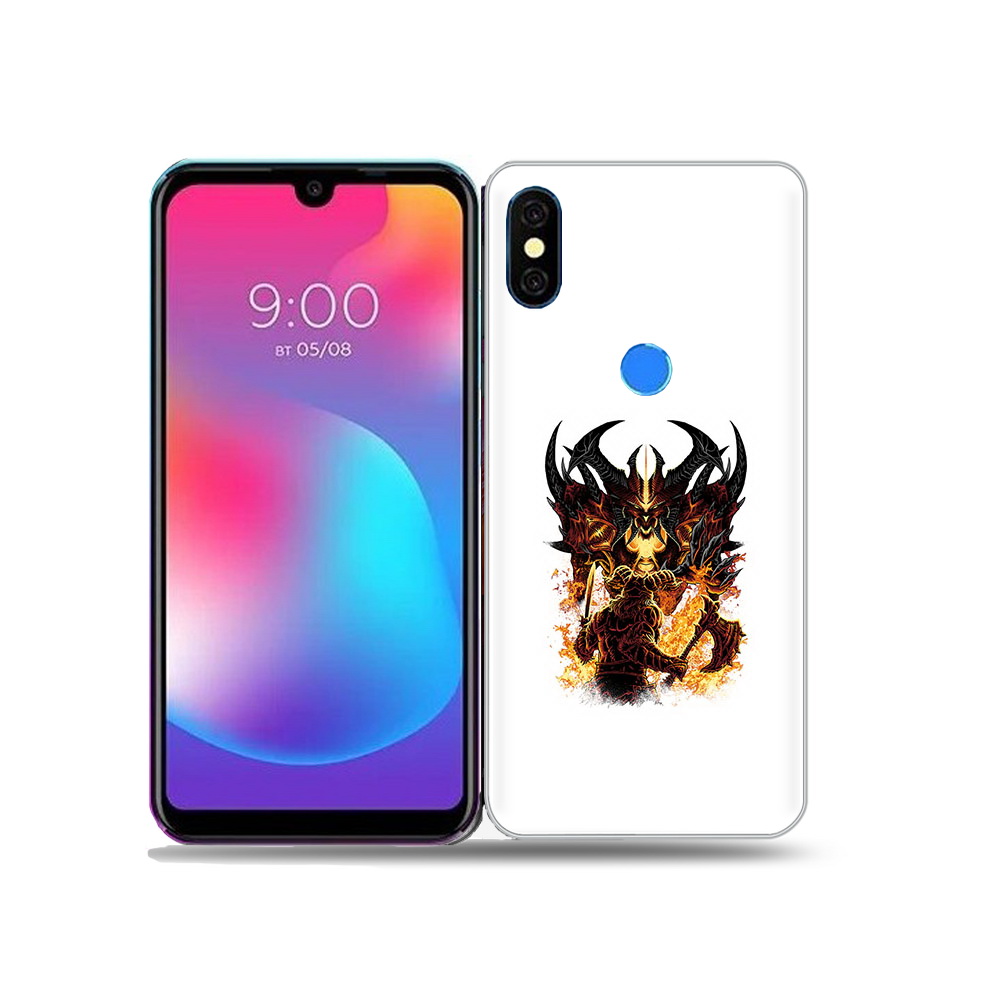 

Чехол MyPads Tocco для BQ 5730L демон shadow fiend, Прозрачный, Tocco