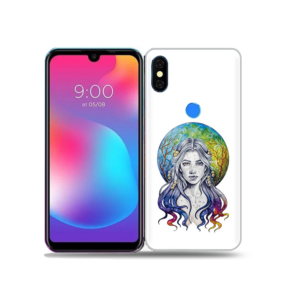 

Чехол MyPads Tocco для BQ 5730L девушка с красивыми волосами, Прозрачный, Tocco